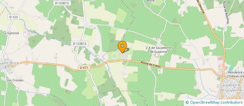 localisation de l'entreprise CONSTRUCTION BRUNO OCHIN à SAUVETERRE-DE-GUYENNE