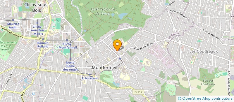 localisation de l'entreprise CONSTRUCTION CDS à MONTFERMEIL