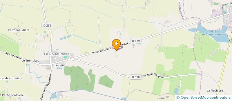 localisation de l'entreprise CONSTRUCTION CERTENAIS  ROUAUDIERE (LA)