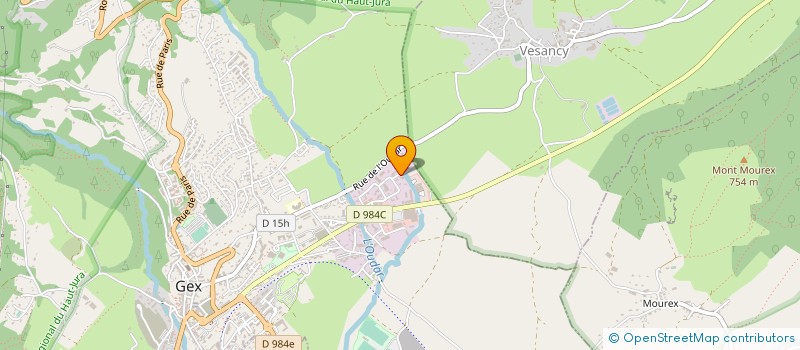 localisation de l'entreprise CONSTRUCTION CONCEPT  GEX