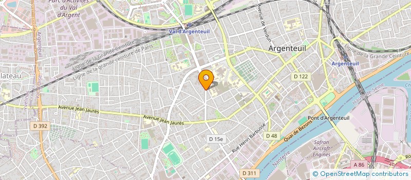 localisation de l'entreprise CONSTRUCTION CONCEPT ET RENOVATION DE BATIMENT 2  ARGENTEUIL