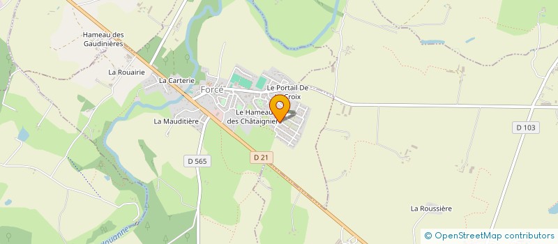 localisation de l'entreprise CONSTRUCTION COURTAGE ET SERVICES  FORCE