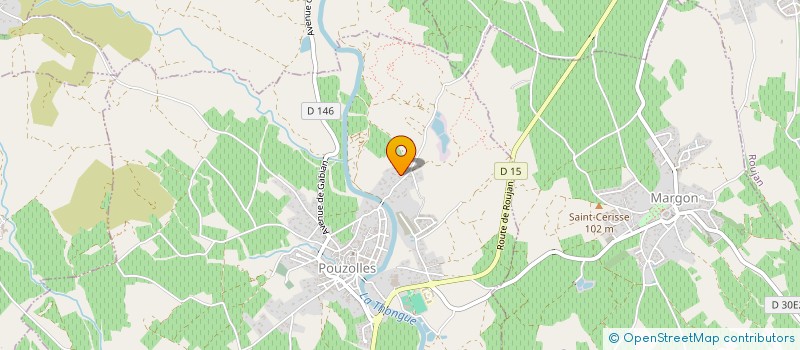 localisation de l'entreprise CONSTRUCTION D'AVENIR  POUZOLLES