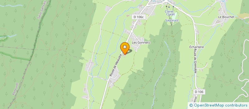 localisation de l'entreprise CONSTRUCTION D'EQUIPEMENTS TOURISTIQUES ALPINS à AUTRANS-MEAUDRE EN VERCORS