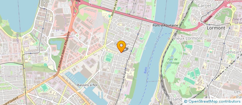 localisation de l'entreprise CONSTRUCTION DE L'HABITAT HAUTE PERFORMANCE à BORDEAUX
