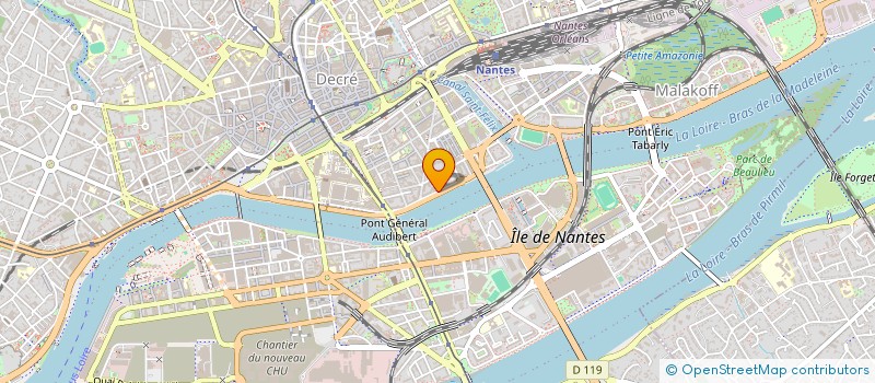 localisation de l'entreprise CONSTRUCTION DE L'OUEST à NANTES