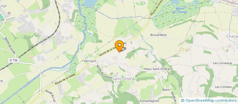 localisation de l'entreprise CONSTRUCTION DE MAISONS ET CHARPENTES DU DAUPHINE - CMCD  SAINT-ONDRAS