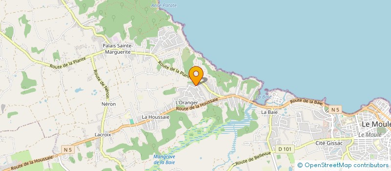 localisation de l'entreprise CONSTRUCTION DEVELOPPEMENT SCE EURL  LE MOULE