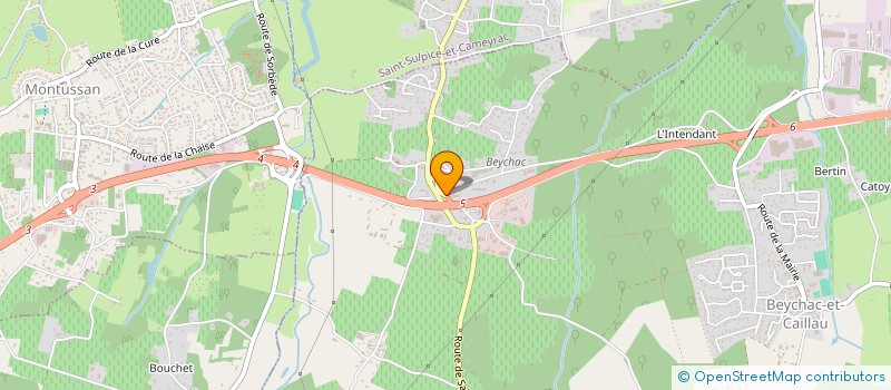 localisation de l'entreprise CONSTRUCTION DIRIK  BEYCHAC-ET-CAILLAU