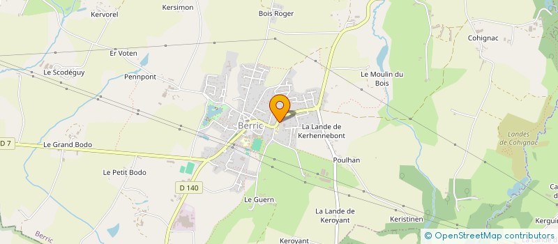 localisation de l'entreprise CONSTRUCTION DORSO à BERRIC