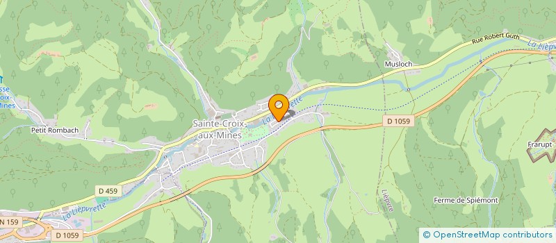 localisation de l'entreprise CONSTRUCTION DU CHATEAU  SAINTE-CROIX-AUX-MINES