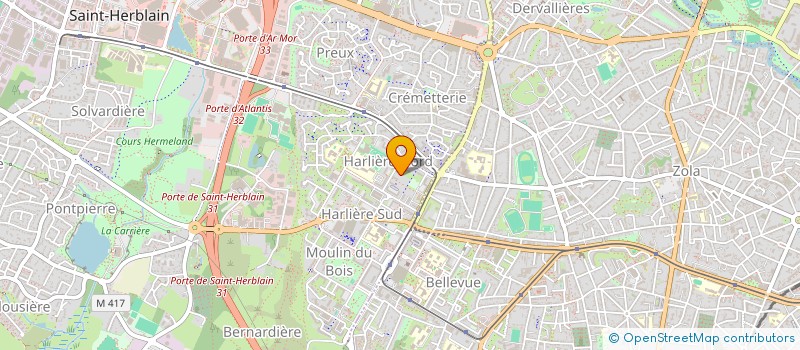 localisation de l'entreprise CONSTRUCTION DU GRAND OUEST  SAINT-HERBLAIN