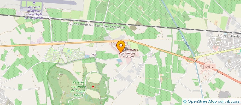 localisation de l'entreprise CONSTRUCTION DU MIDI  VIAS