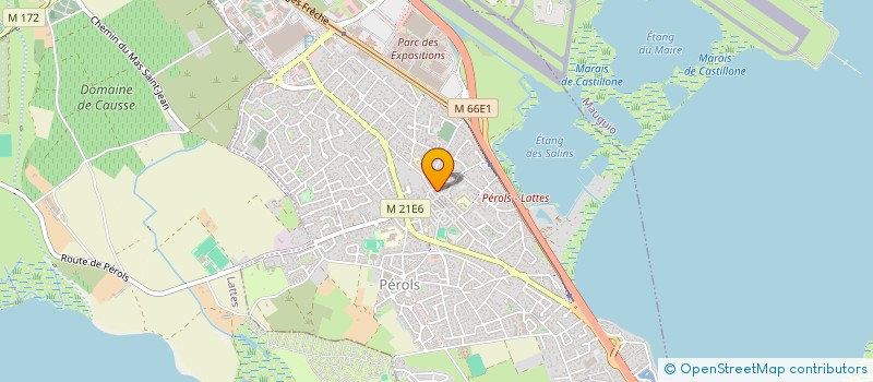 localisation de l'entreprise CONSTRUCTION DU SUD EST  PEROLS