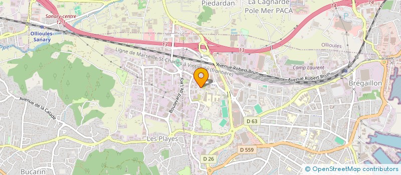 localisation de l'entreprise CONSTRUCTION DU VAR  LA SEYNE SUR MER