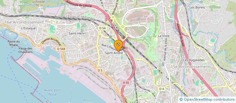 localisation de l'entreprise CONSTRUCTION DURABLE PROVENCE à MARSEILLE