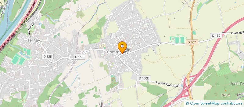 localisation de l'entreprise CONSTRUCTION DURANSOY  COMMUNAY