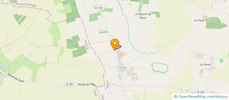 localisation de l'entreprise CONSTRUCTION DV RENOVATION  SAINT-PIERRE-EN-AUGE