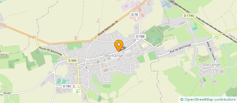 localisation de l'entreprise CONSTRUCTION ECO LORRAINE  MORHANGE