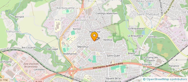 localisation de l'entreprise CONSTRUCTION ELEGANCE à VANNES