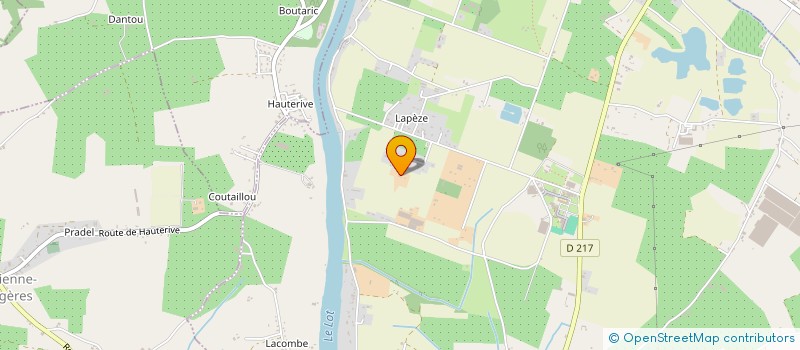 localisation de l'entreprise CONSTRUCTION ENDUIT 47  SAINTE-LIVRADE-SUR-LOT