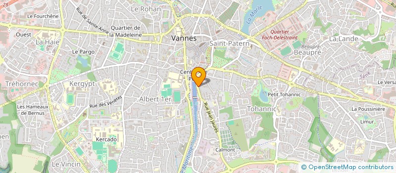 localisation de l'entreprise CONSTRUCTION ET AGENCEMENT MILOUX à QUIMPER