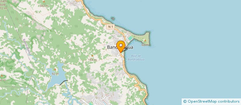 localisation de l'entreprise CONSTRUCTION ET ETUDE DES STRUCTURES DU BTP SARL à BANDRABOUA