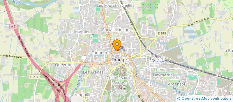 localisation de l'entreprise CONSTRUCTION ET PROMOTION DU COMTAT  ORANGE