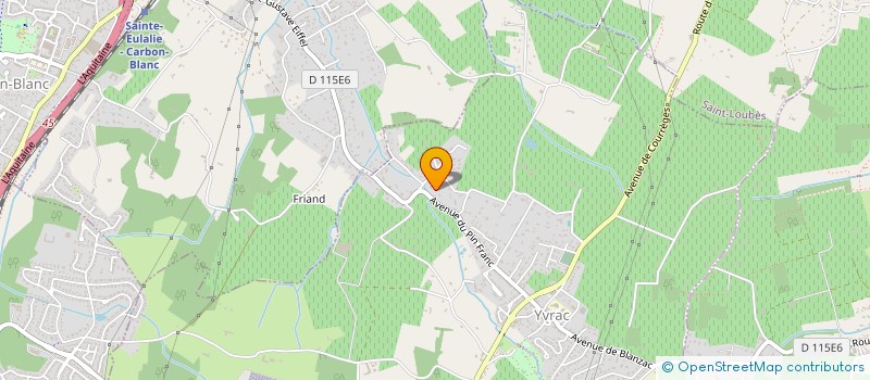 localisation de l'entreprise CONSTRUCTION ET RENOVATION YVRACAISE à YVRAC