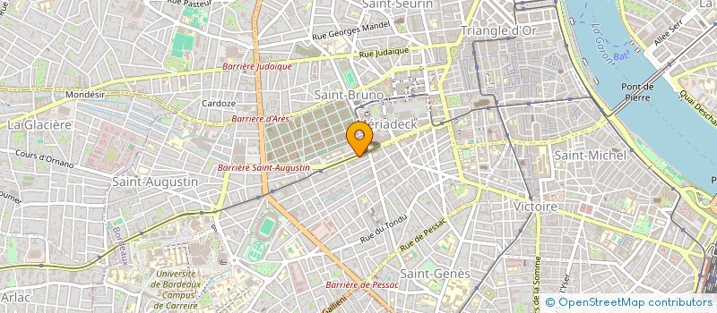 localisation de l'entreprise CONSTRUCTION ETUDE RENOVATION BATIM SUD à BORDEAUX