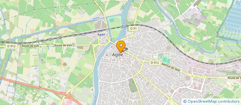 localisation de l'entreprise CONSTRUCTION EUROPEENNE AGATHOISE  AGDE