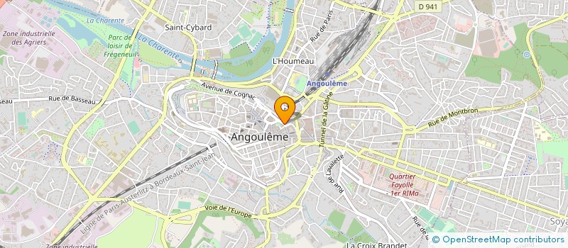 localisation de l'entreprise CONSTRUCTION FABRICATION ETUDE à ANGOULEME