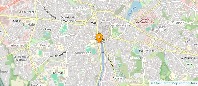 localisation de l'entreprise CONSTRUCTION GENERALE BATIMENT EUROPEEN à VANNES