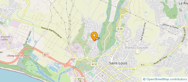 localisation de l'entreprise CONSTRUCTION GENERALE BATIMENT SERVICES à SAINT-LOUIS