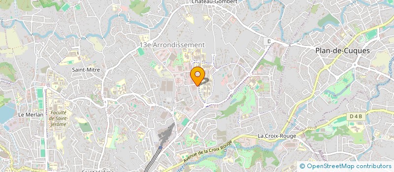 localisation de l'entreprise CONSTRUCTION GENERALE DU BATIMENT  MARSEILLE