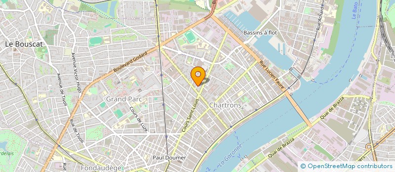 localisation de l'entreprise CONSTRUCTION GENERALE DU SUD OUEST à BORDEAUX