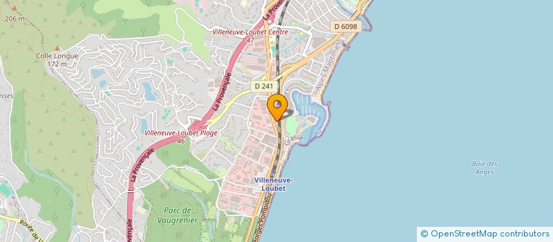 localisation de l'entreprise CONSTRUCTION GENERALE METRE ASSISTANCE à VILLENEUVE-LOUBET