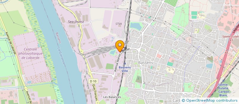 localisation de l'entreprise CONSTRUCTION GIRONDINE  BEYCHAC-ET-CAILLAU