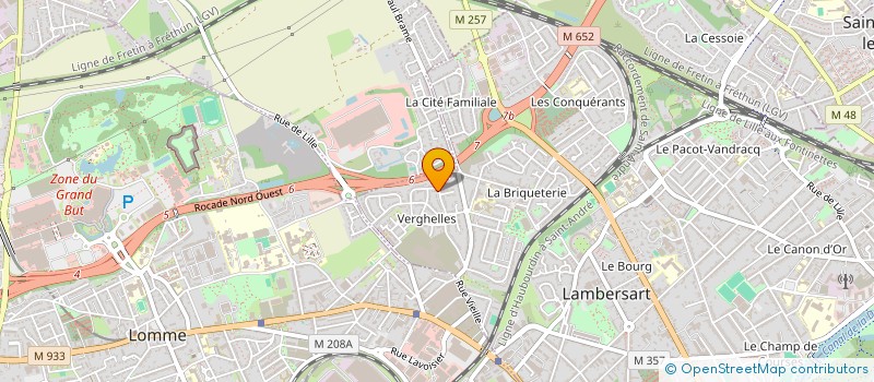 localisation de l'entreprise CONSTRUCTION GOUBET HUGO à LAMBERSART