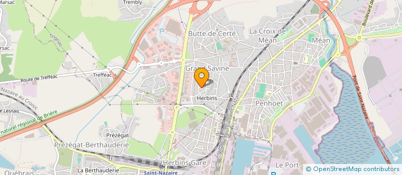 localisation de l'entreprise CONSTRUCTION GRAND OUEST  TRIGNAC