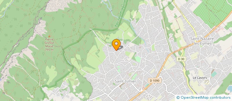 localisation de l'entreprise CONSTRUCTION GRESIVAUDAN /  ARVE MONT-BLANC  SAINT-ISMIER