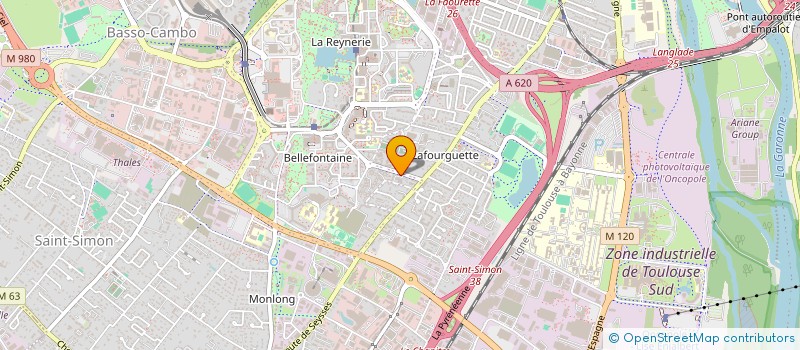 localisation de l'entreprise CONSTRUCTION GROS-OEUVRE BATIMENT à TOULOUSE
