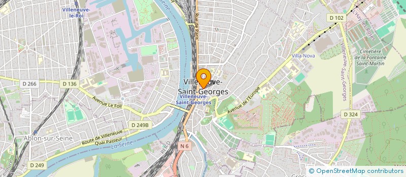 localisation de l'entreprise CONSTRUCTION IAOIN BAT  VILLENEUVE-SAINT-GEORGES