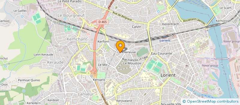 localisation de l'entreprise CONSTRUCTION IMMOBILIER PROFESSIONNEL à LORIENT