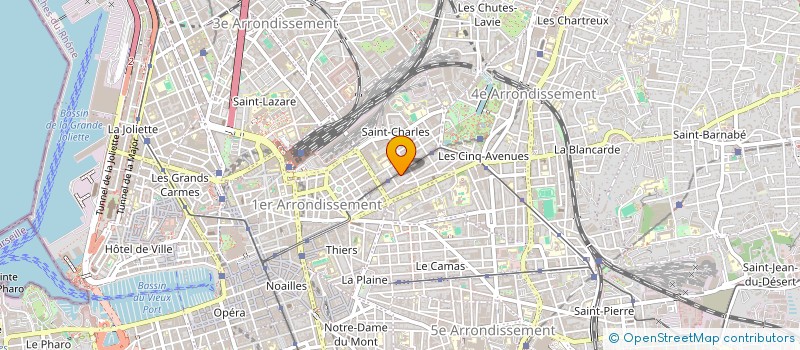 localisation de l'entreprise CONSTRUCTION INGENIERIE COOPERATION  MARSEILLE