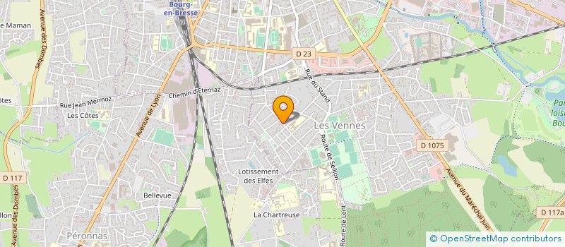 localisation de l'entreprise CONSTRUCTION LAPEYRE & OZER à BOURG-EN-BRESSE