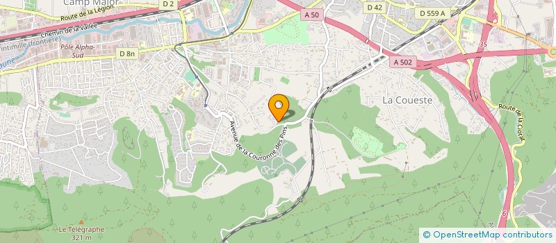 localisation de l'entreprise CONSTRUCTION LMG à AUBAGNE