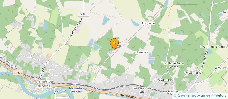 localisation de l'entreprise CONSTRUCTION LORENNE à MENNETOU-SUR-CHER