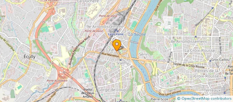 localisation de l'entreprise CONSTRUCTION LYONNAISE  LYON