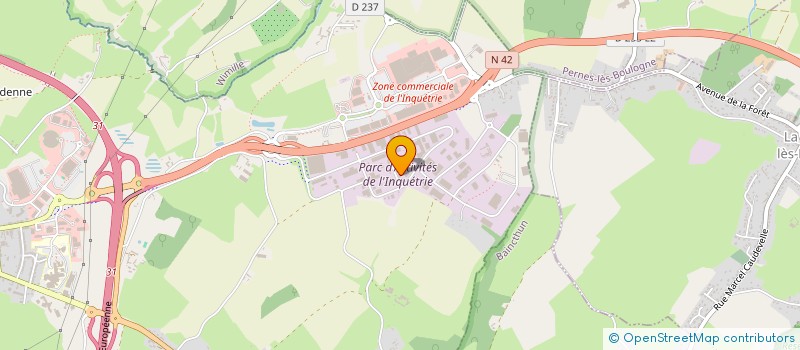 localisation de l'entreprise CONSTRUCTION MACONNERIE BETON ARME  SAINT-MARTIN-BOULOGNE